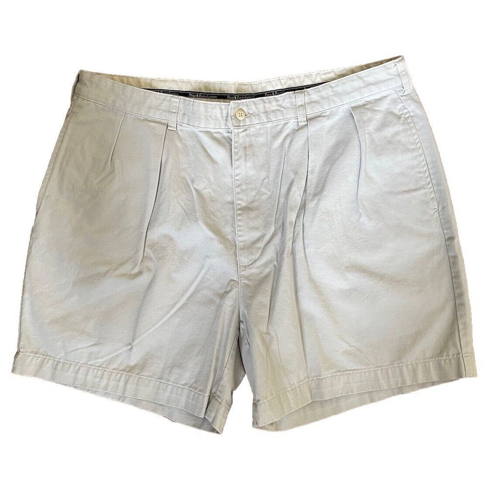 Vintage Polo Ralph Lauren Polo Khaki Chino Shorts Mens Sz 40w